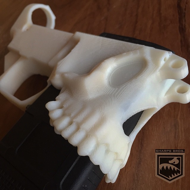 Skull AR15 receiver