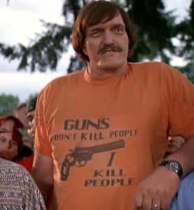 Guns don't kill people