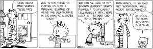 No heroes - Calvin & Hobbes