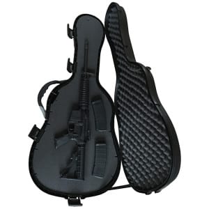 Guitar case gun carry