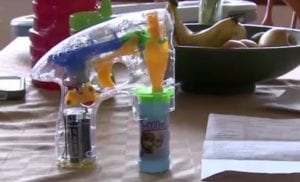 Kindergartner suspended for bubble gun