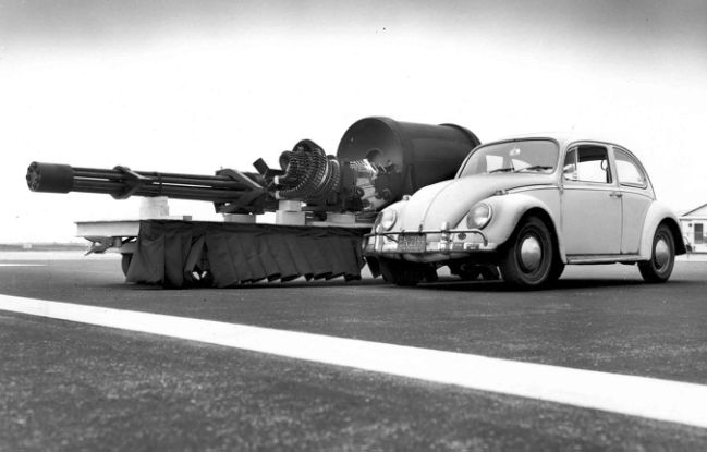 A-10 Warthog's GAU-8/A Avenger Gatling Gun