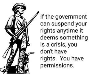 Suspend rights during crisis
