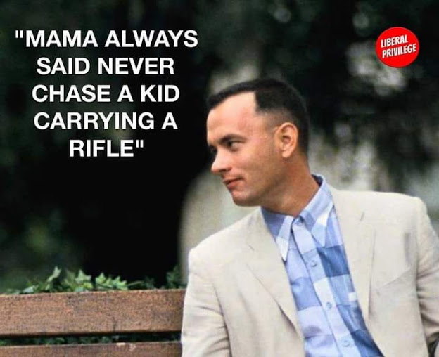 Mama always said never chase a kid carrying a rifle
