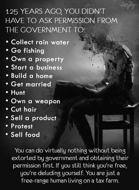 Didn't have to ask the government to...