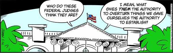 political cartoon