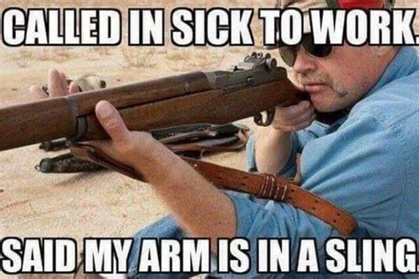 arm is in a sling